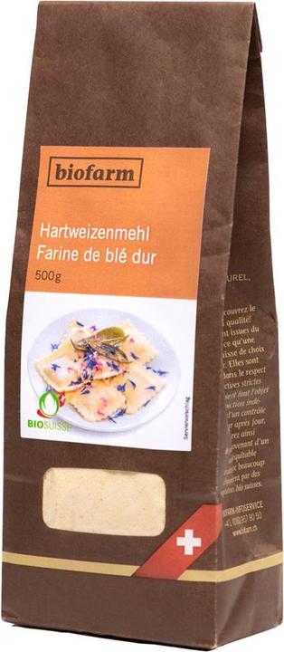Produktbild Biofarm Hartweizenmehl CH Knospe (500 g)