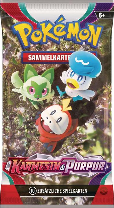 Image du produit Pokémon Karmesin & Purpur (Allemand, Pack de boosters)