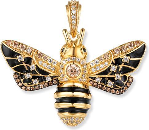 Actual product image Seinerzeit Bella bee pendant (Silver 925, Enamel)
