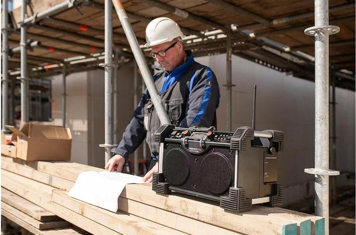 Productafbeelding PerfectPro DAB+ Radio ROCKHART Zwart (DAB+, VHF, NFC, Bluetooth)