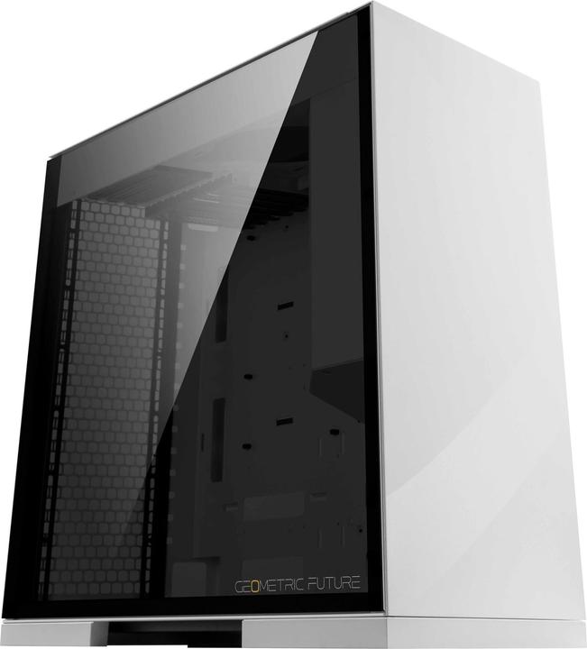 Actual product image Geometric Future Future M8 Lohan Mid tower Pc behuizing, verticaal luchtkanaalontwerp, Wit, GEO-M8-LOW (E-ATX, ATX, Mini-ITX, mATX)