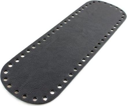 Hoooked Taschenboden basic, schwarz 31 x 9.5 cm