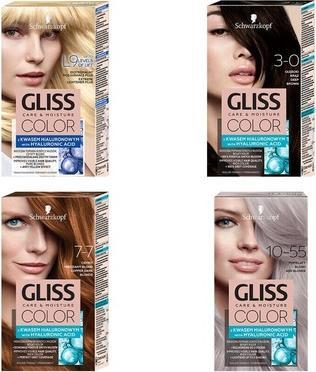 Actual product image Schwarzkopf Gliss Color Hair Dye 6-16 Cool Pearl Brown (6-16 Cool Pearl Brown)