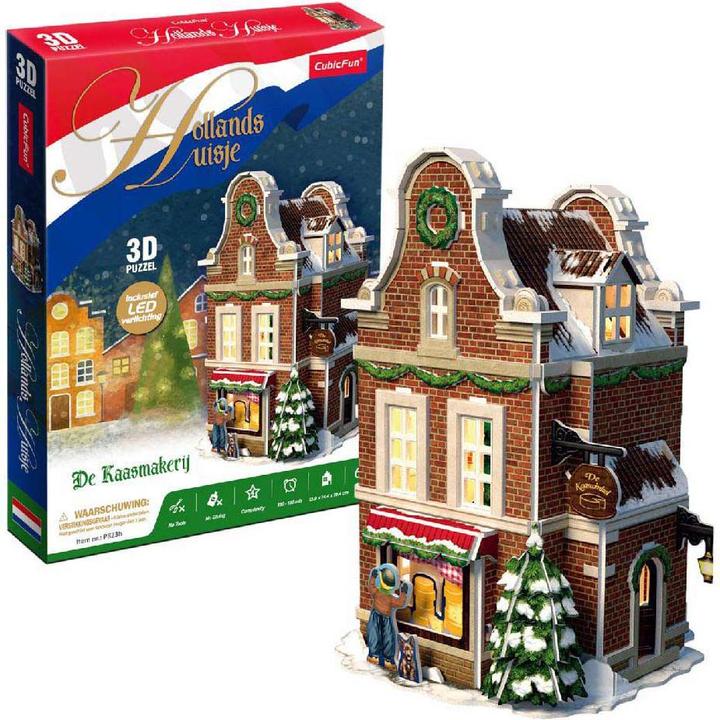 Immagine prodotto Cubicfun Kubisches lustiges 3D-Puzzle-Käsegeschäft mit LED-Beleuchtung
