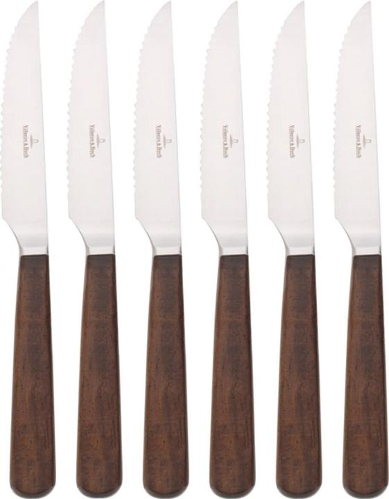 Image du produit Villeroy & Boch Set de 6 couteaux à pizza et à steak Texas (6 pièce(s), Couteau)
