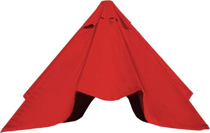 Produktbild Swisshandel24 Bezug für Gastronomie Sonnenschirm HWC-D20, Sonnenschirmbezug Ersatzbezug, 5x5m (ø7,2m) Polyester - (4.90 m)