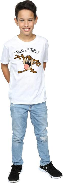Immagine prodotto Looney Tunes Taz That's All Folks Maglietta Ragazzi (128)