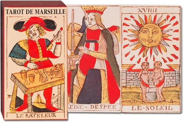 Actual product image Piatnik Tarot de Marseille (German, French)