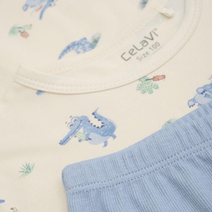 Produktbild CeLaVi Kinder Bambus Pyjama Dusty (130 B)
