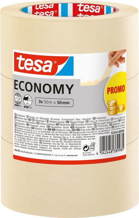 Immagine prodotto tesa 3x Nastro da pittore ECONOMIA (50 mm)