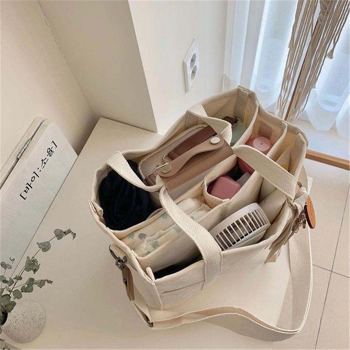 Produktbild Only-Bags.Store Mama-Umhängetasche, Tragetasche, Pendler-Einkaufstasche, Messenger-Tasche, Mama-Canvas-Tasche