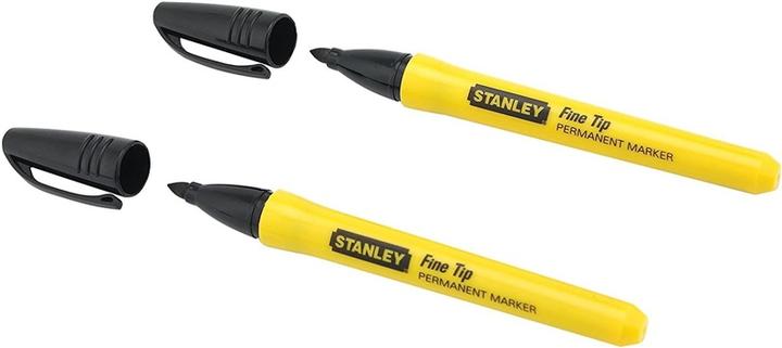 Produktbild Stanley Permanentmarker mit feiner Spitze () (Schwarz, 20 mm, 2 x)