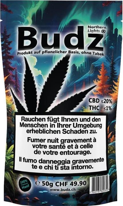 Actual product image Budz Northern 50gr. (50 g, Outdoor)