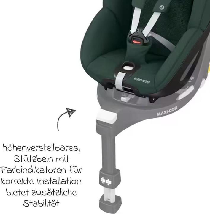 Produktbild Maxi-Cosi Reboarder Reboarder-Kindersitz Pearl 360 drehbar ab (Reboarder, ECE R129/i-Size Norm)