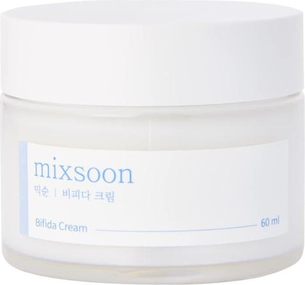 Mixsoon Bifida Creme 60ml Straff und feucht Öl- und Feuchtigkeitsbalance Glatte Haut Vegan Hypoallergen (60 ml, Tagescreme)