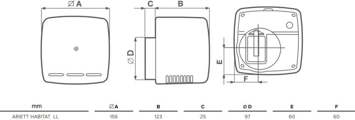 Immagine prodotto Vortice Ariett Habitat LL 15/30