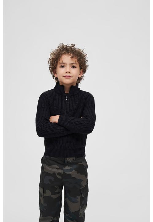 Actual product image Brandit Kids Navy Troyer Sweater - 16227 (134)