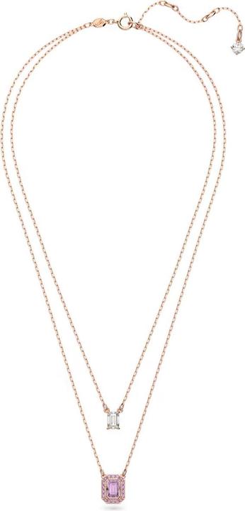 Actual product image Swarovski Millenia Necklace Violet Rosé (Swarovski Metal, 41 cm)