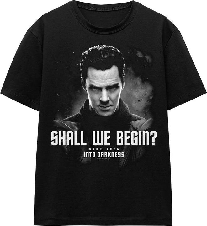 Immagine prodotto Star Trek: Into Darkness Shall We Begin Maglietta Adulto Unisex (M)