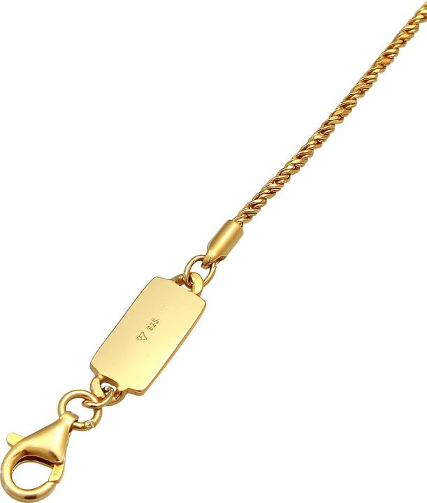 Produktbild Kuzzoi Armband Herren Basic Kordelkette Gedreht 925 Silber (21 cm, 925er Sterling Silber)