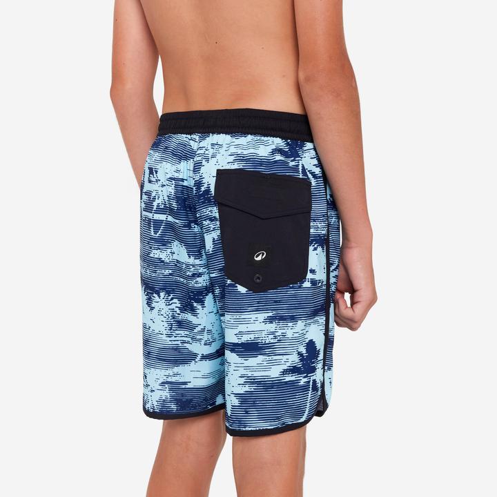 Produktbild Olaian Boardshorts Surfen Jungen 500 View blau (8, 9, 10)