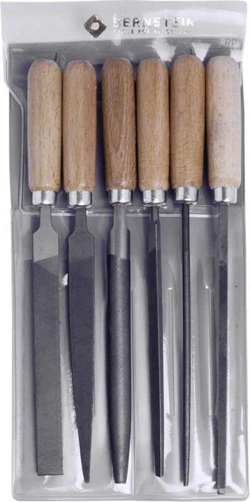 Bernstein Key file set with wooden handle (100 mm)