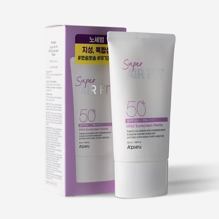 Image du produit A'Pieu Apieu Super Air Fit écran solaire doux (Crème solaire, SPF 50+, 50 ml)