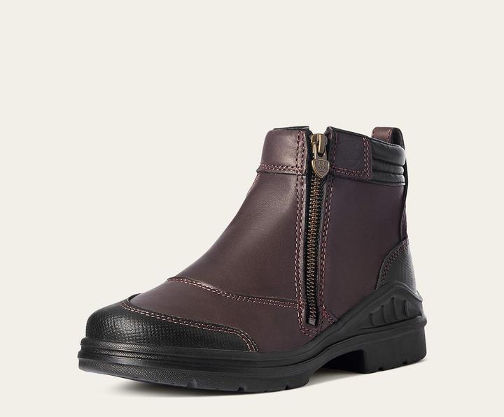 Actual product image Ariat 's leather side-zip boots barnyard (41.5)