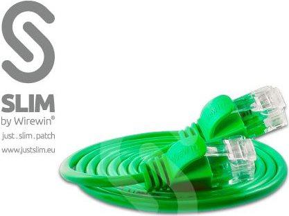 Produktbild Wirewin Slim Patchkabel: UTP, 3m, grün (U/UTP, CAT6, 3 m)