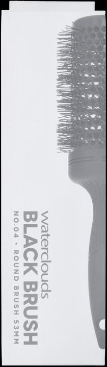 Actual product image Waterclouds Black Brush 04 Round metal 55mm