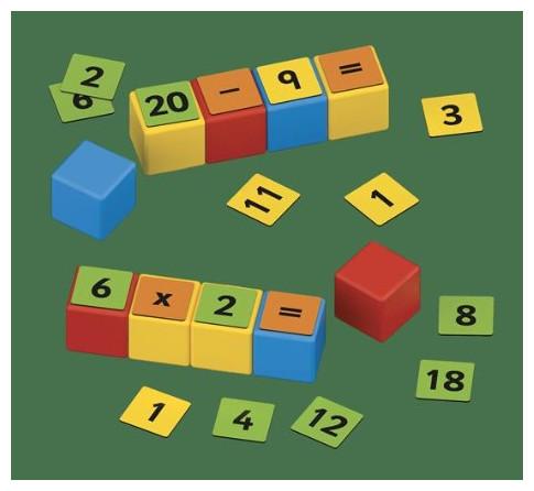 Produktbild Geomag Magnetische Würfel Magicube Math 55 Würfel