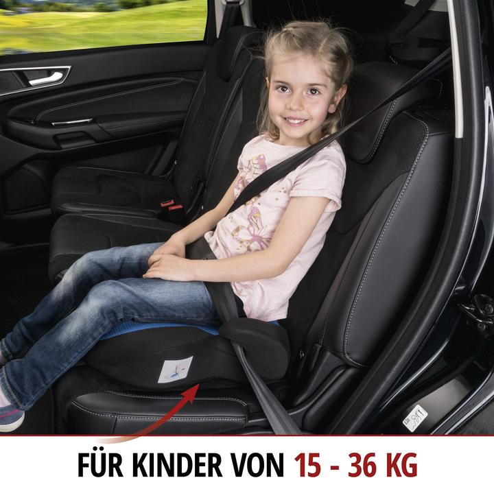 Produktbild KidsExperts Kindersitz Hartschale Lino schwarz/blau