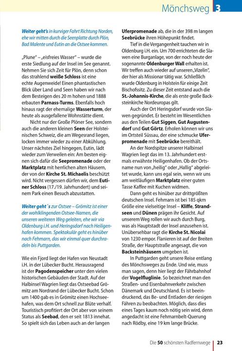 Valeurs nutritives et ingrédients Die 50 schönsten Radfernwege in Deutschland (Allemand, Oliver Kockskämper, 2021)