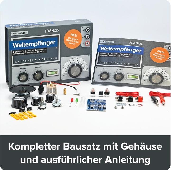 Actual product image Franzis Build your own world receiver