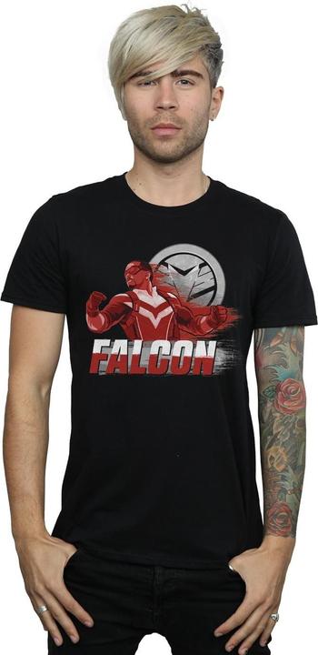 Actual product image Mens The Falcon And The Winter Soldier Falcon Red Fury T-Shirt (4XL)