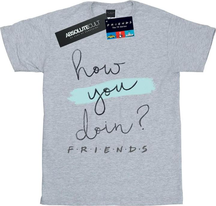 Immagine prodotto Friends How You Doin? Handwriting Maglietta Ragazze (128)
