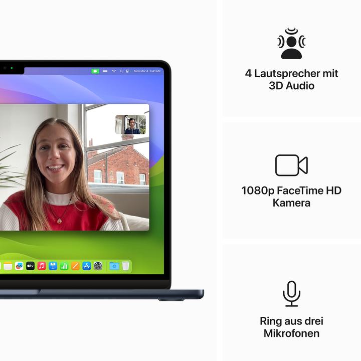 Actual product image Apple MacBook Air – 2024 (13.60", M3, 8 GB, 256 GB, DE)