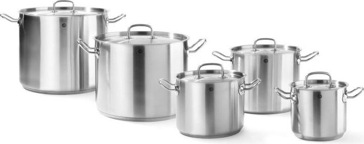 Immagine prodotto Hendi Pentola per verdure con coperchio 21 l 320x270 mm Linea Cucina (32 cm, Pentola, Acciaio inossidabile)