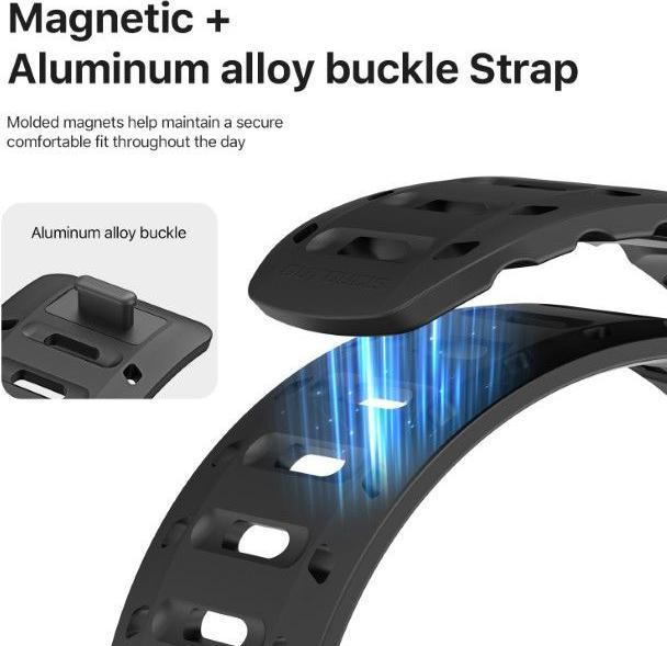 Immagine prodotto Dux Ducis CS Armband (49 mm, 45 mm, 46 mm, 44 mm, 42 mm, Magneti, Silicone, Alluminio, Apple Watch Serie 5, Apple Watch Serie 4, Apple Watch Series 3, Apple Watch Ultra 2, Apple Watch SE (2022/2023), Apple Watch Serie 6, Apple Watch Ultra, Apple Watch Series 10, Apple Watch SE, Apple Watch Series 8, Apple Watch Series 7)