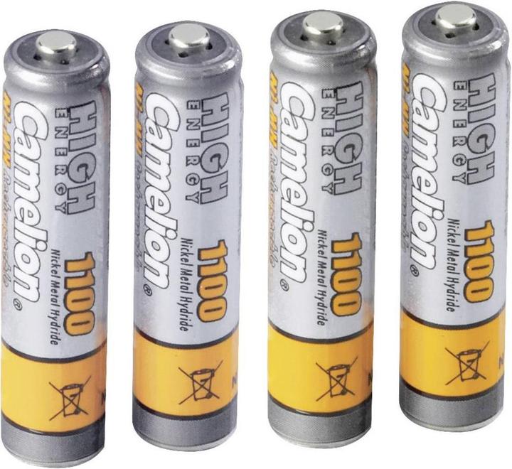 Immagine prodotto Camelion Ricaricabile Accu (4 pz., AAA, 1100 mAh)