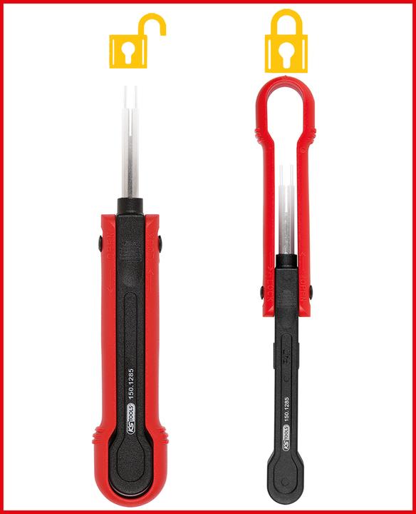 Actual product image KS Tools Unlocking tool for flat plug 4.8 mm (AMP Tyco 4.8 asy)