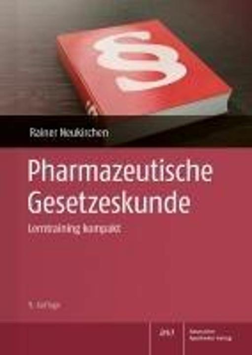 Actual product image Pharmazeutische Gesetzeskunde (German, Rainer, New churches, 2024)