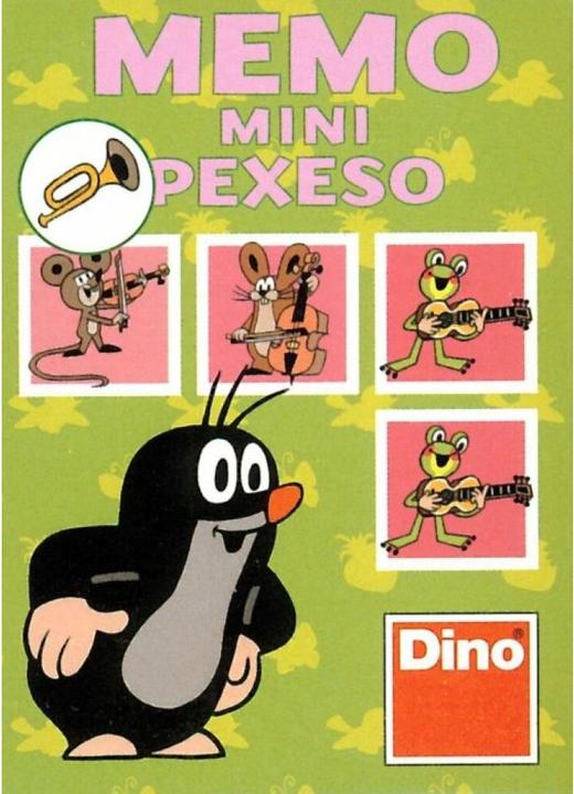 Produktbild Dino Mini-Memory-Spiel mit Maulwurf und Musikinstrumenten