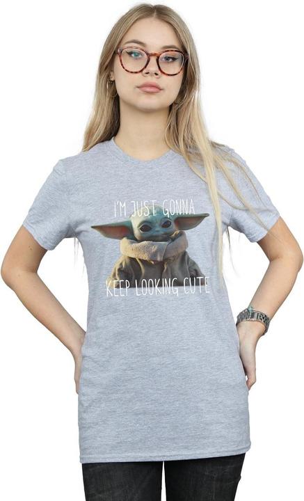 Produktbild Star Wars The Mandalorian Keep Looking Cute TShirt (S)