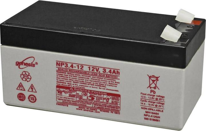 Image du produit EnerSys Genesis NP3.4-12 Batterie au plomb 12 V (12 V, 3400 mAh)