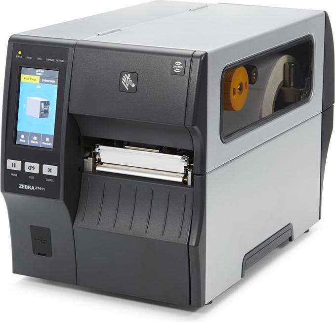 Produktbild Zebra ZT411, Direct thermal / Thermal transfer, POS printer, 203 x 203 DPI, 2.4 ips, 0.058 - 0.25 µm (203 dpi)