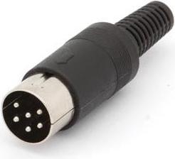 Velleman SPINA DIN (AUDIO) - 6 PIN 240° - NERO