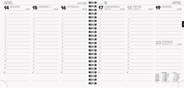 Immagine prodotto Calendario quadrato 766 21x20,5cm 1 settimana/2 pagine copertina in cartone blu 2025