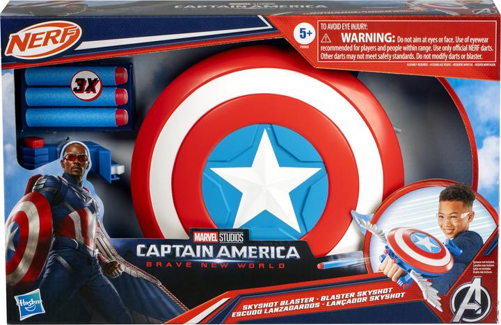 Produktbild Hasbro Marvel Captain America Brave New World Skyshot Bla