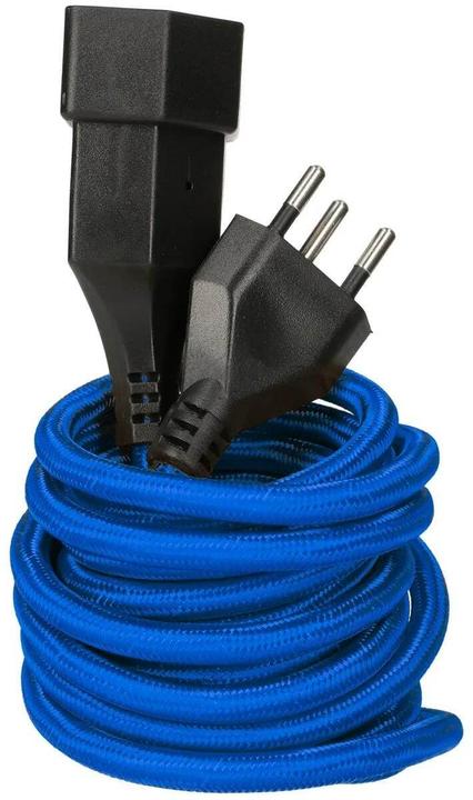 Produktbild Max Hauri Verlängerungskabel 3 m T13 - T12, Blau (3 m, Typ 13)